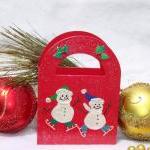 Skating Snowmen Holiday Gift Bag/ Ornament/..